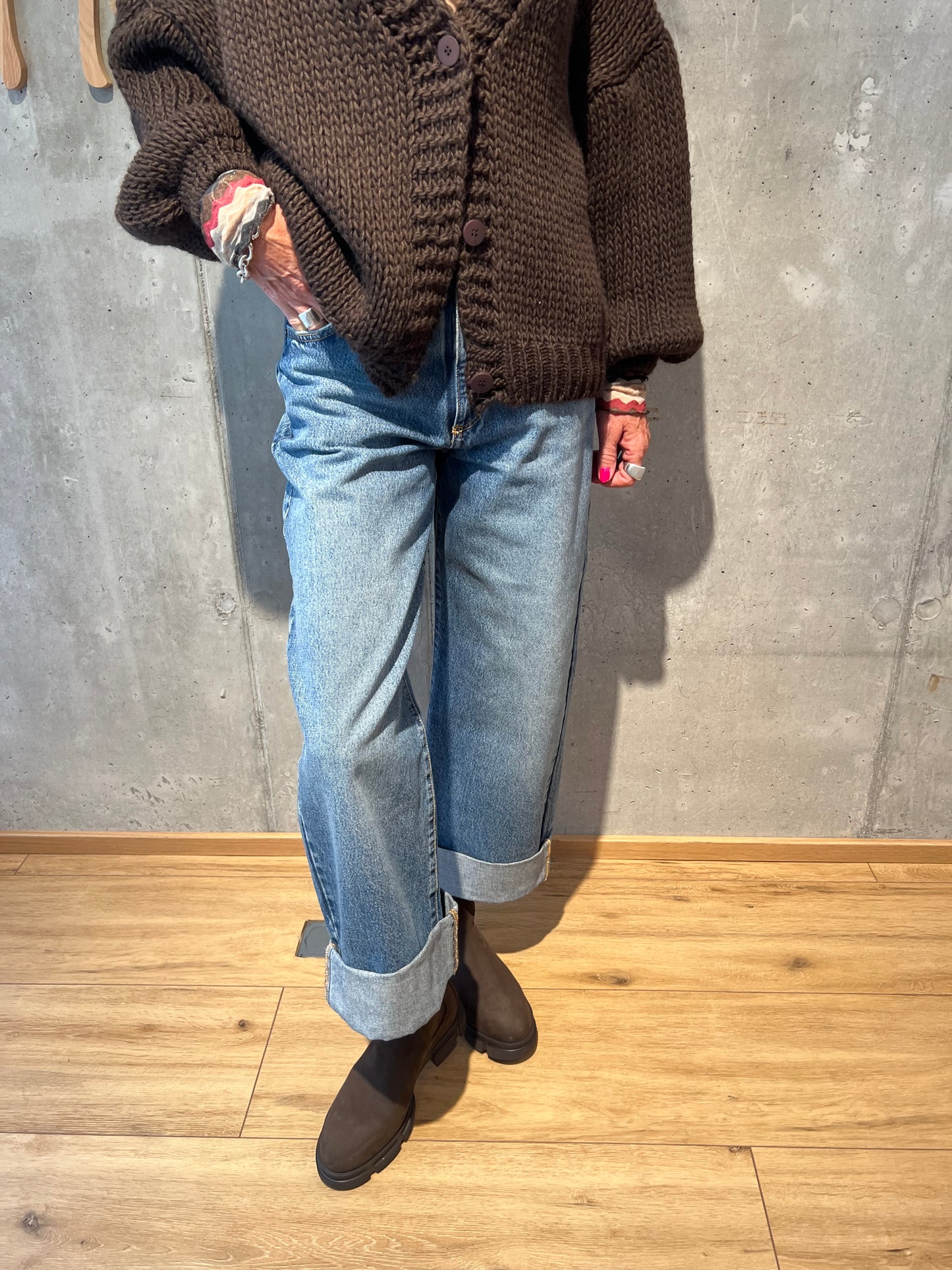 Jeans "26_THE LOOSE 16" Mittelblau