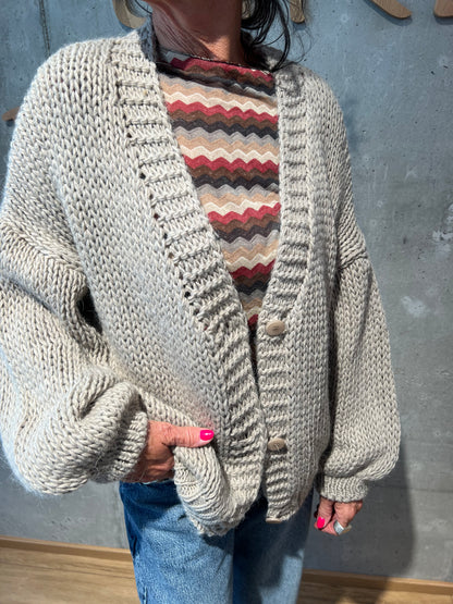 Strickjacke "Stella grob" - Versch. Farben