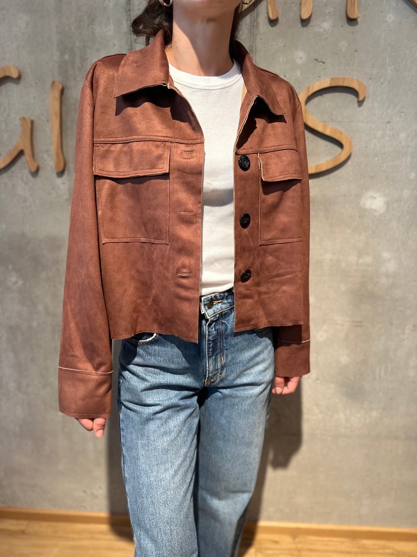 Jacke "Joy Lederimitat" - Versch. Farben