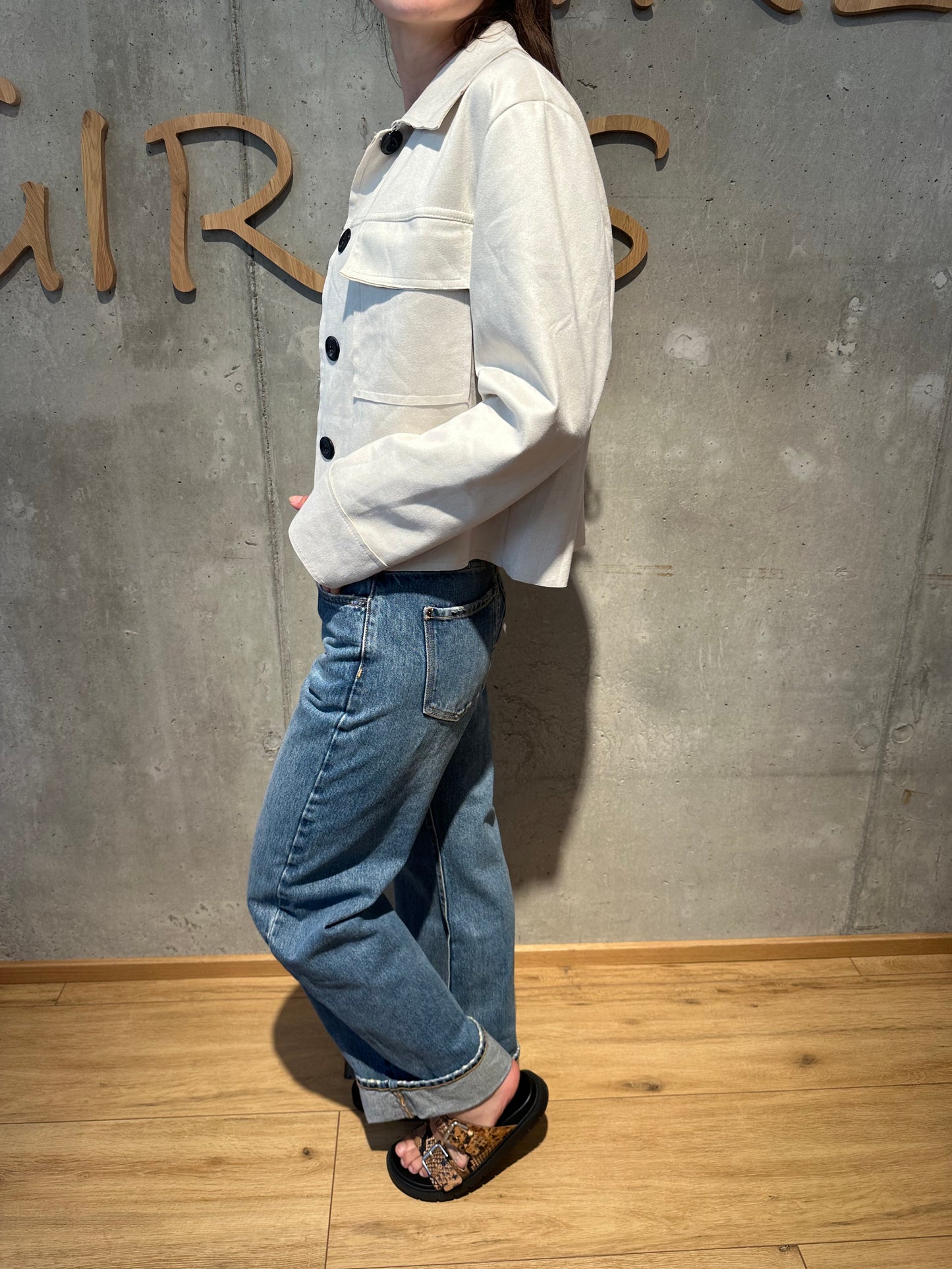 Jacke "Joy Lederimitat" - Versch. Farben