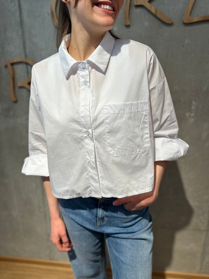 Bluse "Bianca verkürzt " - Versch. Farben