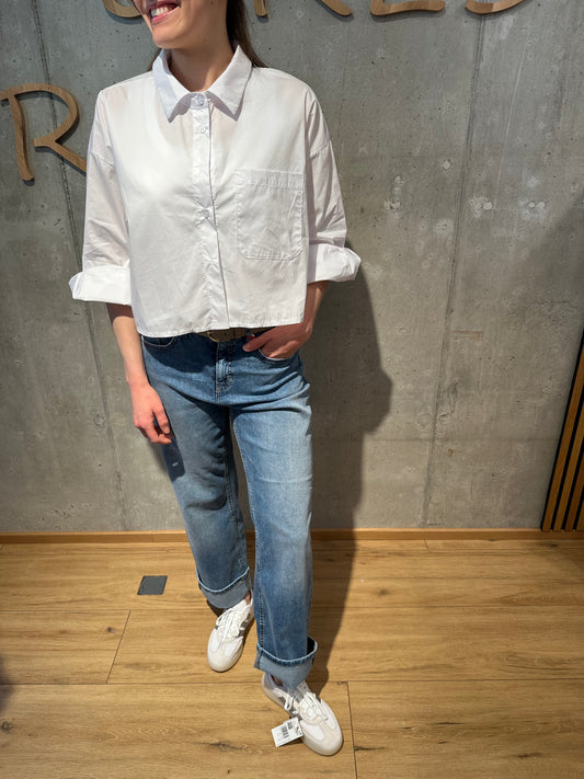 Bluse "Bianca verkürzt " - Versch. Farben