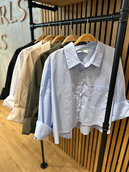 Bluse "Bianca verkürzt " - Versch. Farben