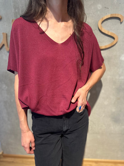 Shirt "Solveig V-Neck" - Versch. Farben