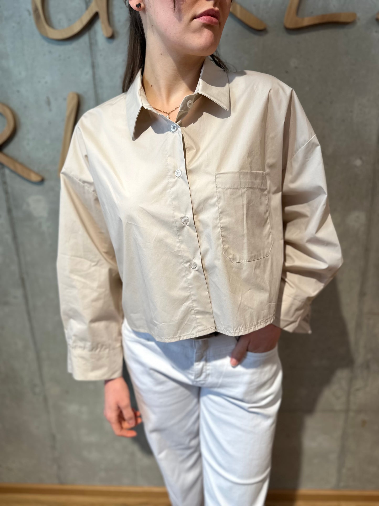 Bluse "Bianca verkürzt " - Versch. Farben