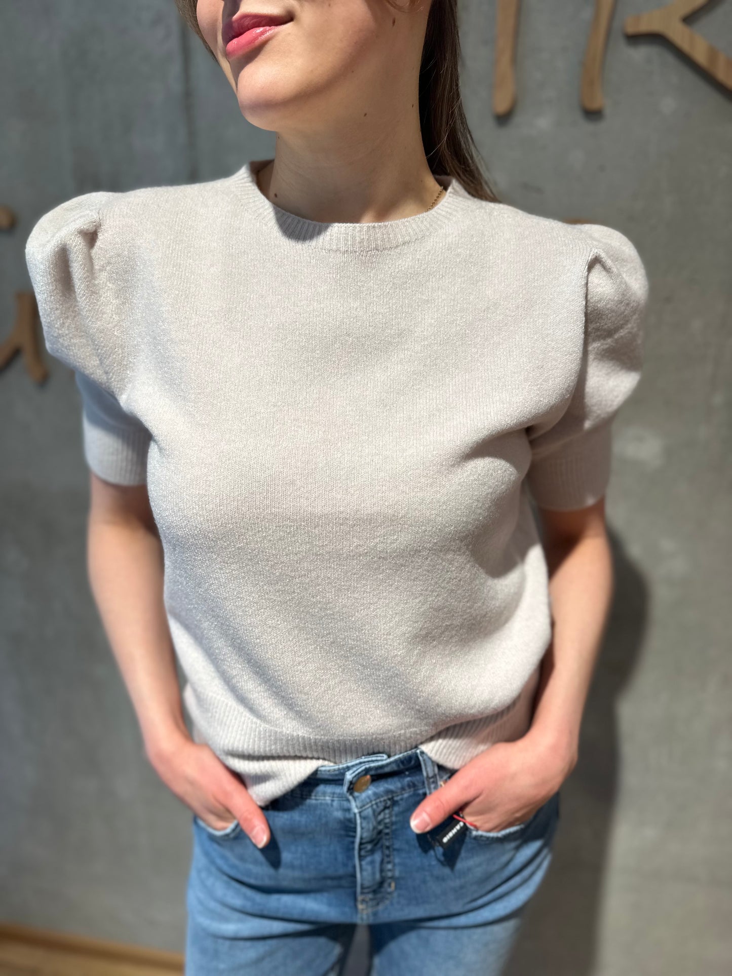 MG-Pulli "Moni Puffärmel kurzarm" versch. Farben