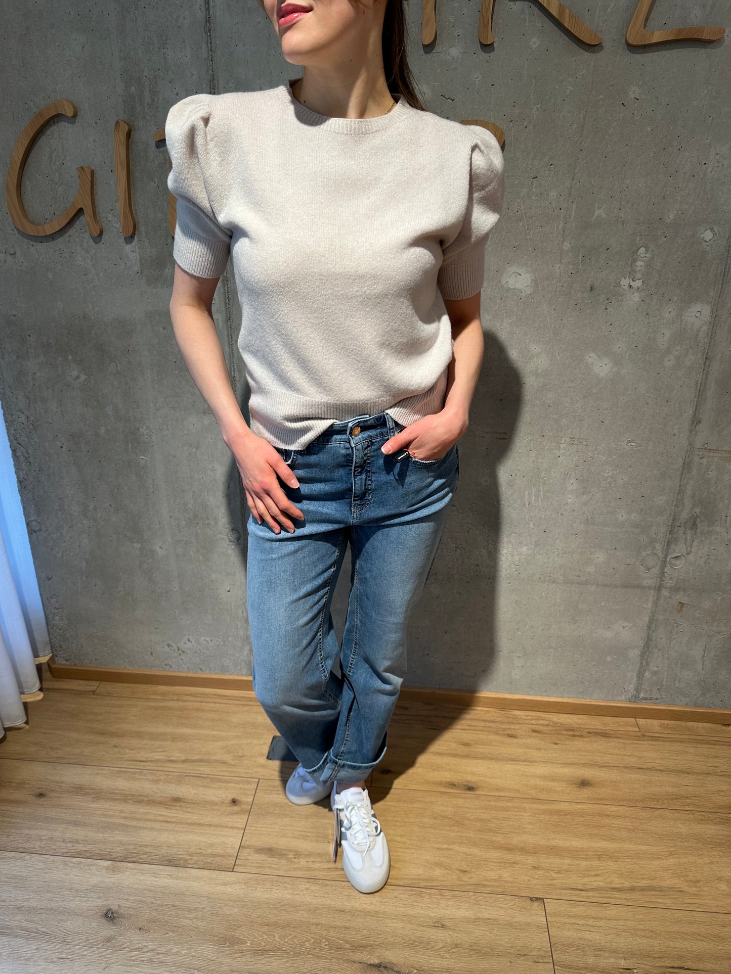 MG-Pulli "Moni Puffärmel kurzarm" versch. Farben