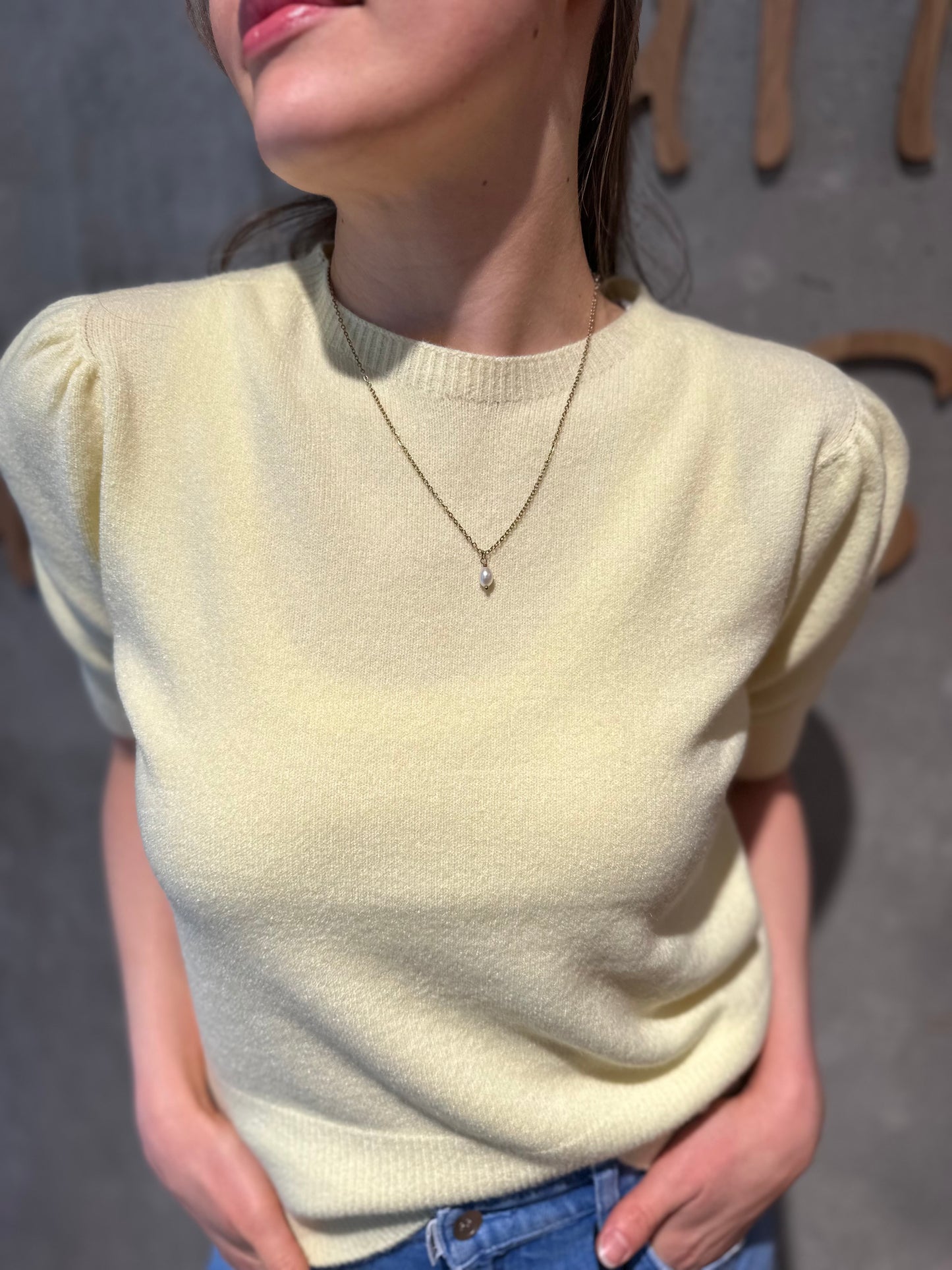 MG-Pulli "Moni Puffärmel kurzarm" versch. Farben