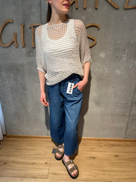 Lochstrick-Pulli "Leonie" - Versch. Farben