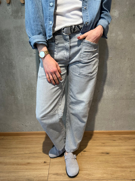 Cambio-Jeans "Ocean" Hellgrau
