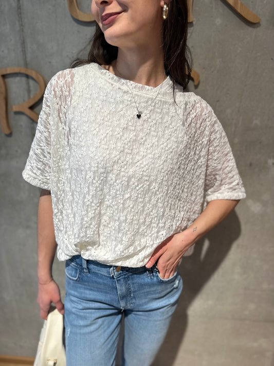 Spitzenshirt "Stella oversized" - Versch. Farben