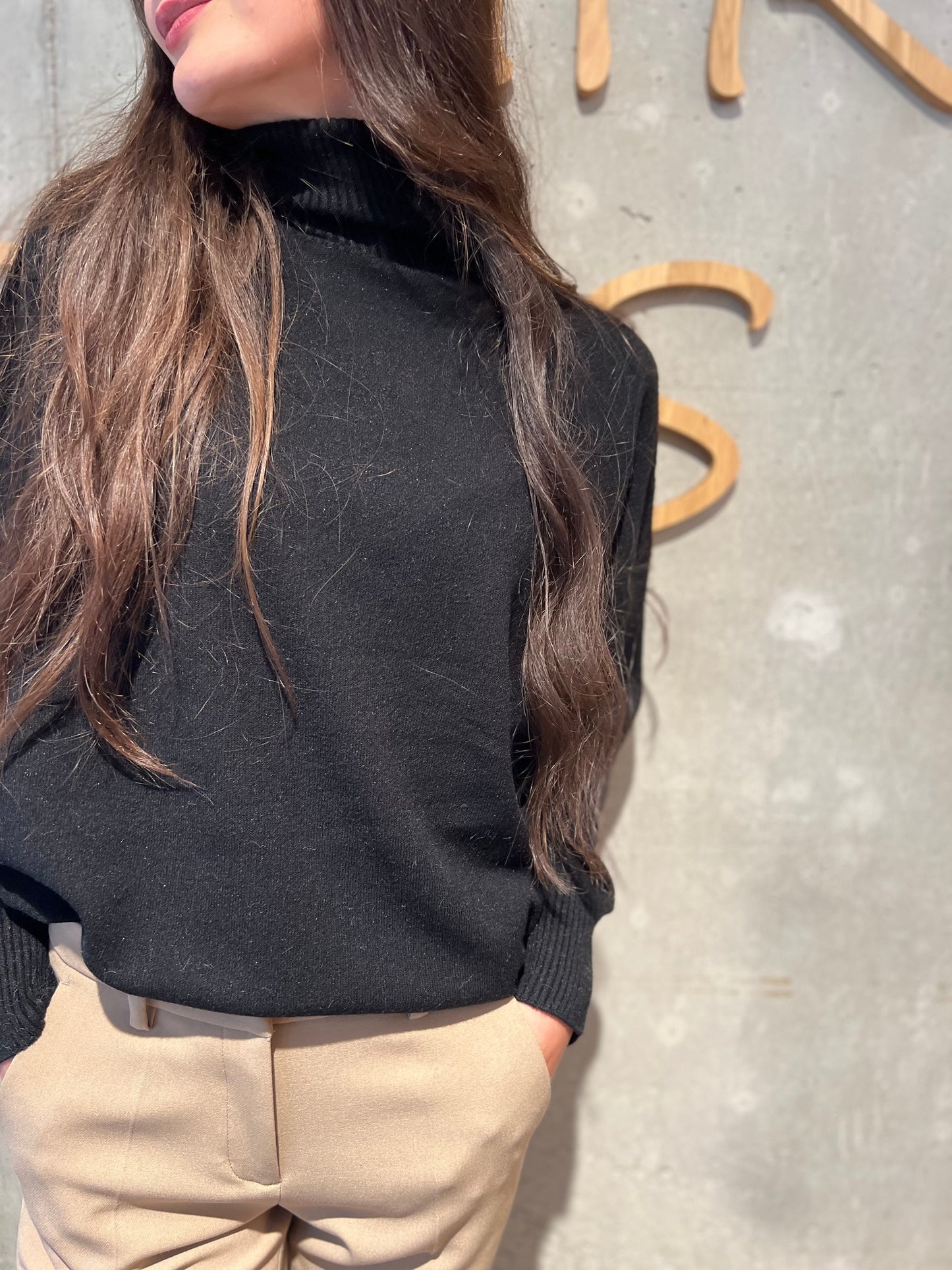 MG Pulli "Momo Rollkragen weit" versch. Farben