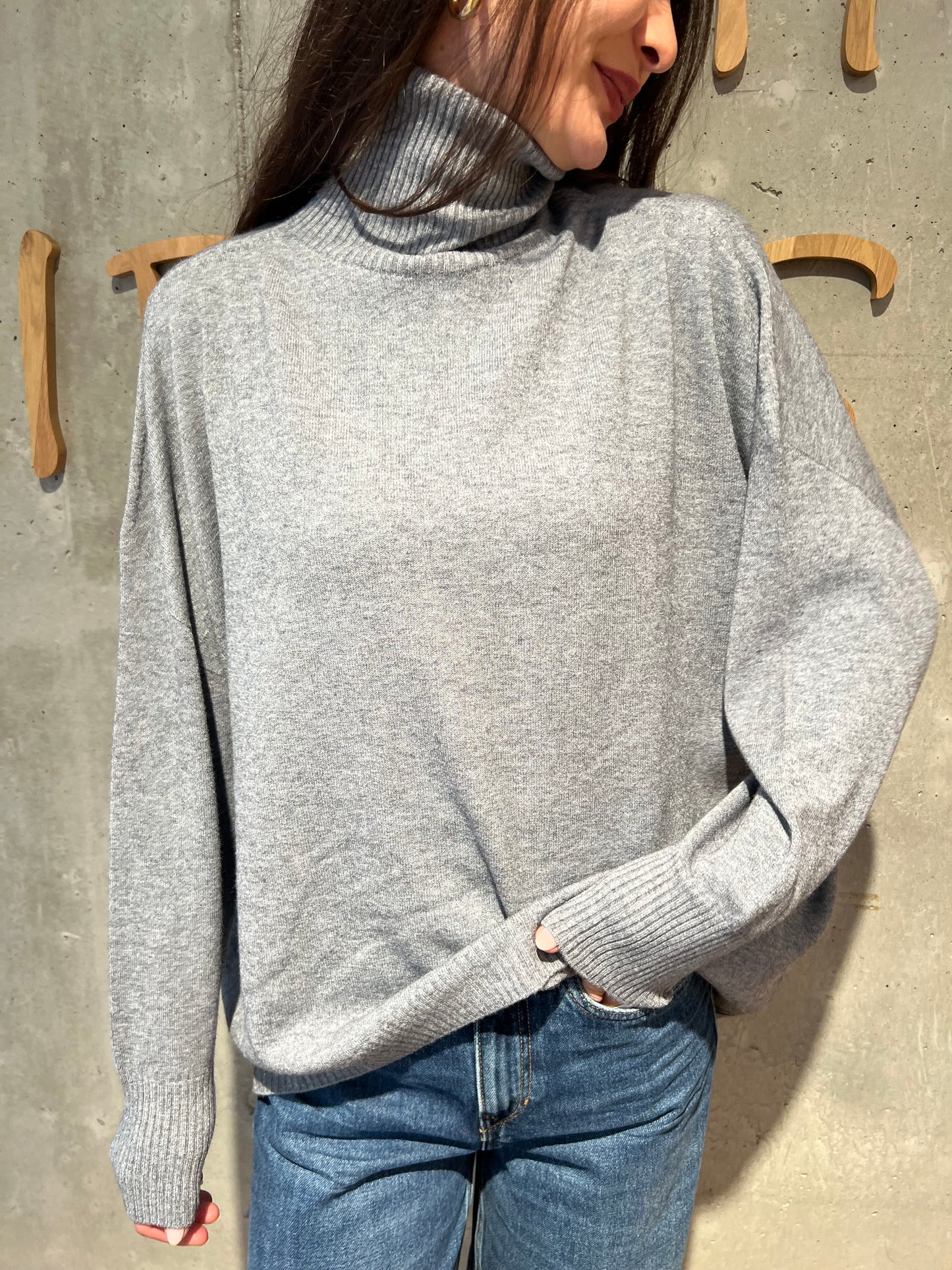 MG Pulli "Momo Rollkragen weit" versch. Farben