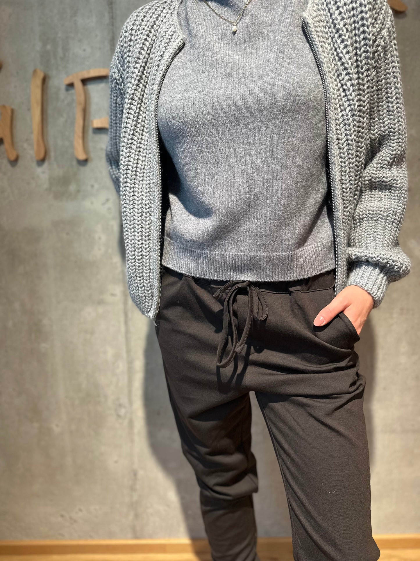 Zip-Strickjacke "Zelda" - Versch. Farben