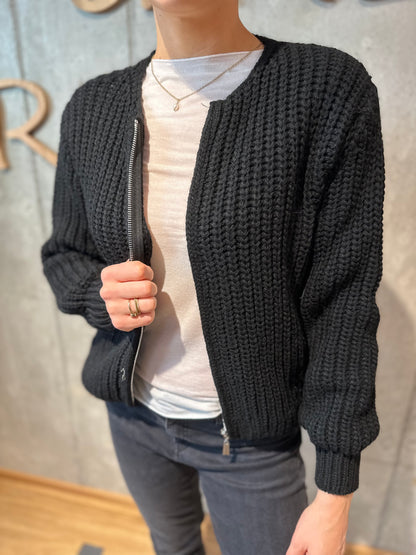 Zip-Strickjacke "Zelda" - Versch. Farben