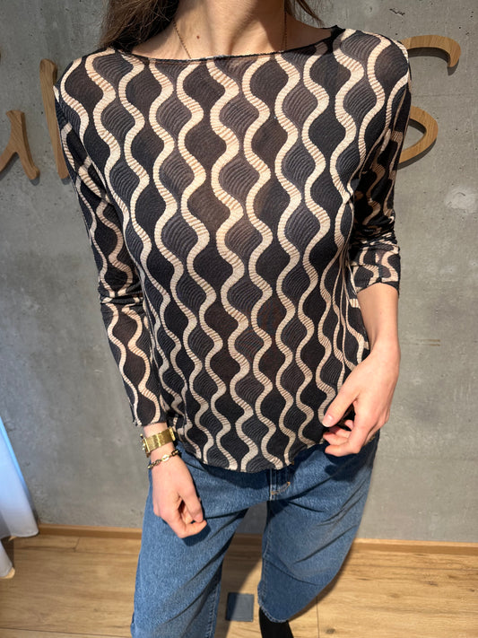 Shirt "Selena mit Musterung" - Versch. Farben