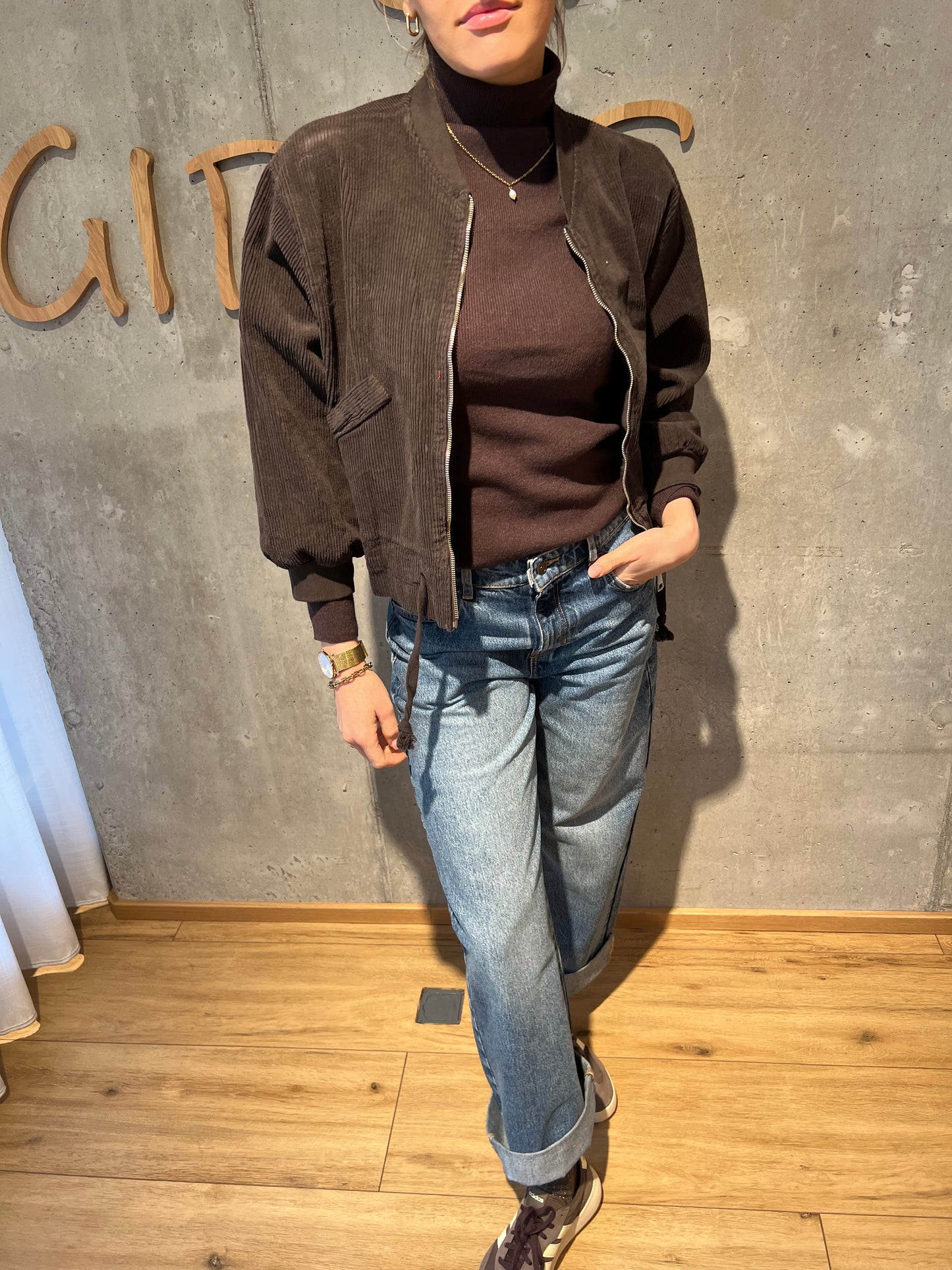 Cordjacke "Cori" Schokobraun