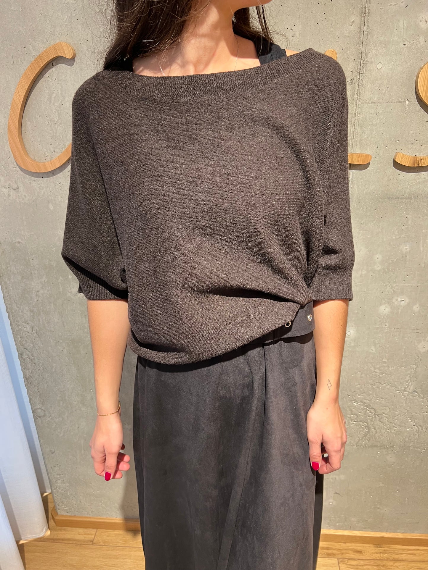 Pulli "Parli 1/2arm wide Neck" - Versch. Farben