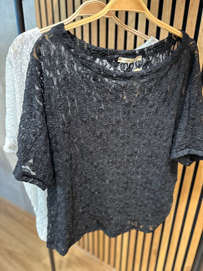 Spitzenshirt "Stella oversized" - Versch. Farben
