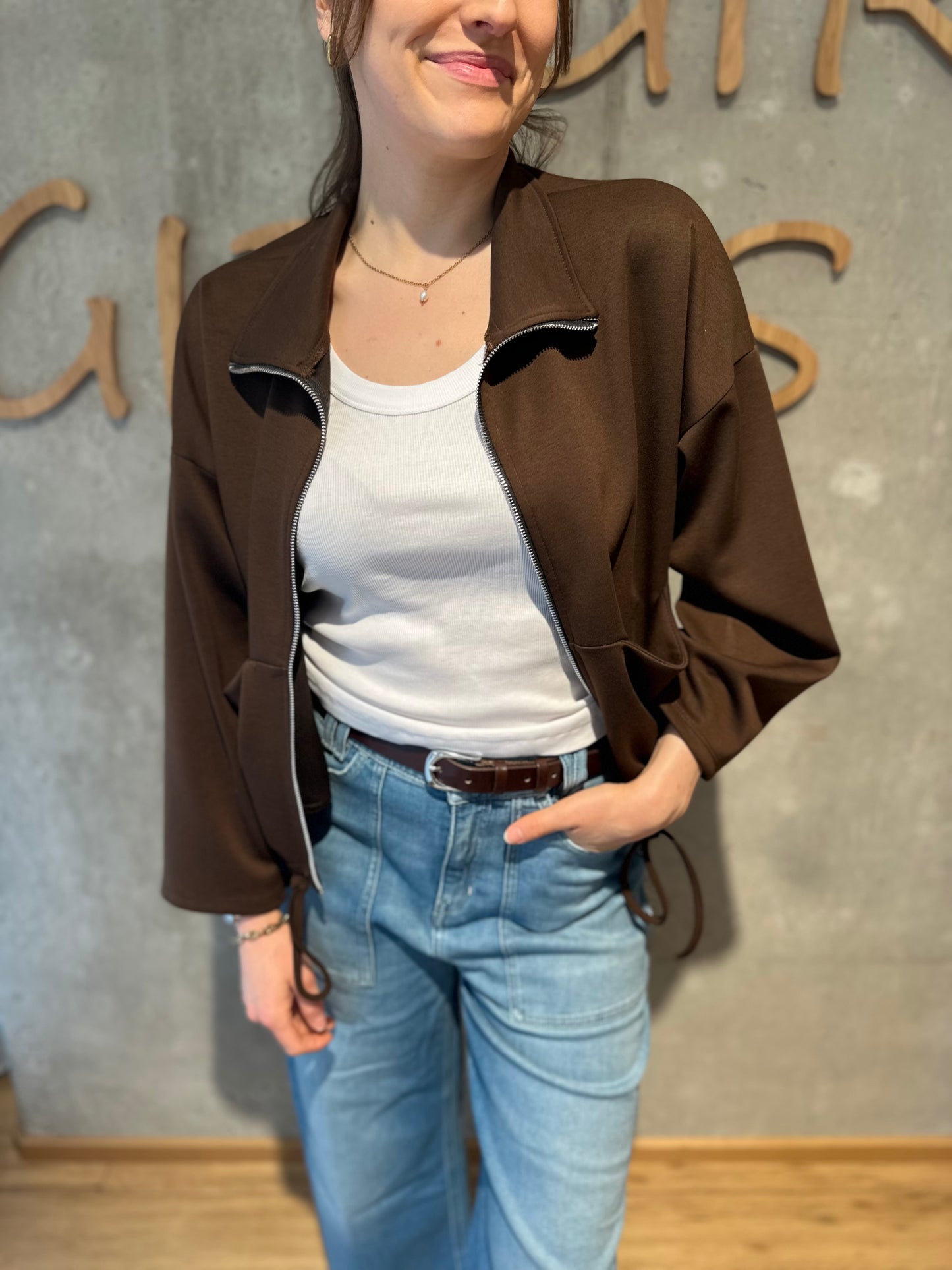 Zip-Jacke "Zendaya verkürzt" - Versch. Farben