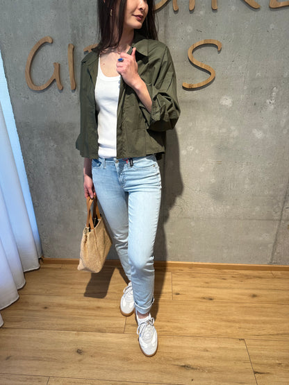 Cambio-Jeans "Piper cropped 5156" Hellblau