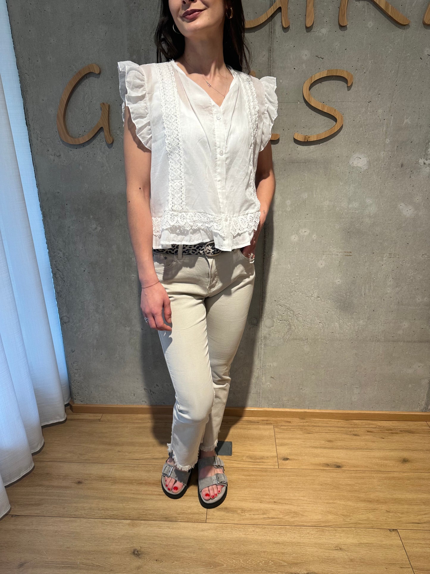 Jeans "Jeanie" Beige