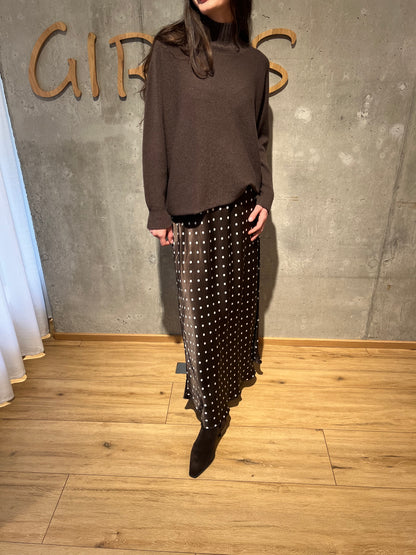 Rock "Ruby mit weißen Punkten - Versch. Farben