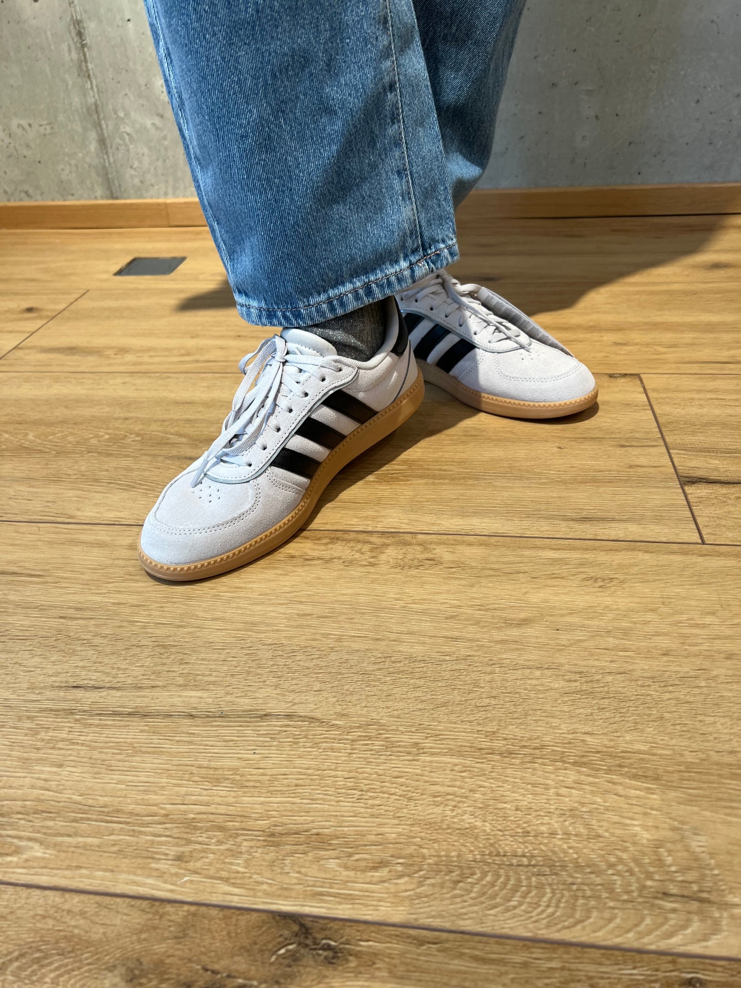 Schuh "Adidas JR0689" hellgrauSchwarz