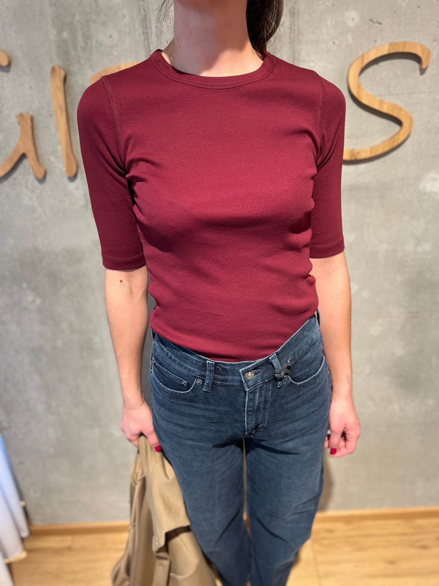 Shirt "SELAY" Bordeaux