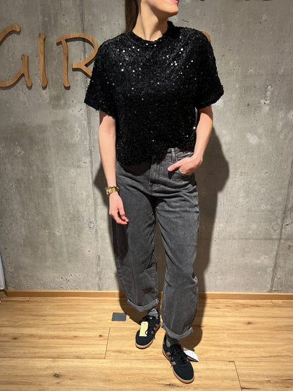 Shirt "Sheila Pailletten" - Versch. Farben