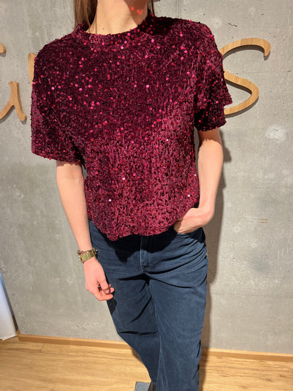 Shirt "Sheila Pailletten" - Versch. Farben