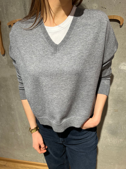 Pulli "Penelope V-Neck weit" - Versch. Farben