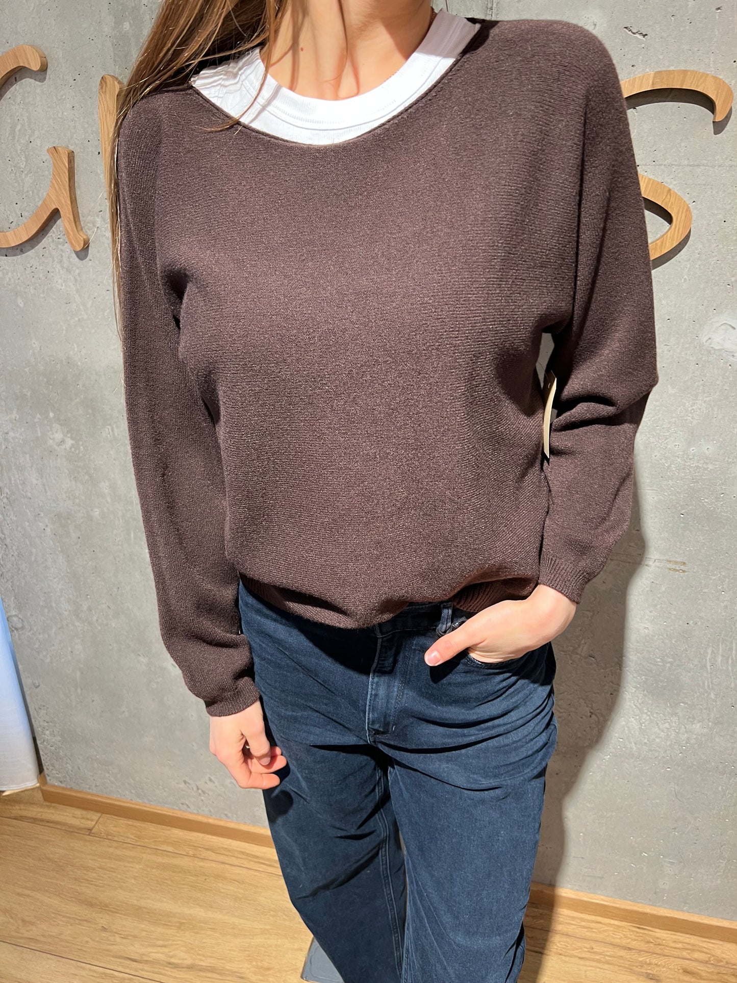 Pulli "Pabla Rundhals weit" - Versch. Farben