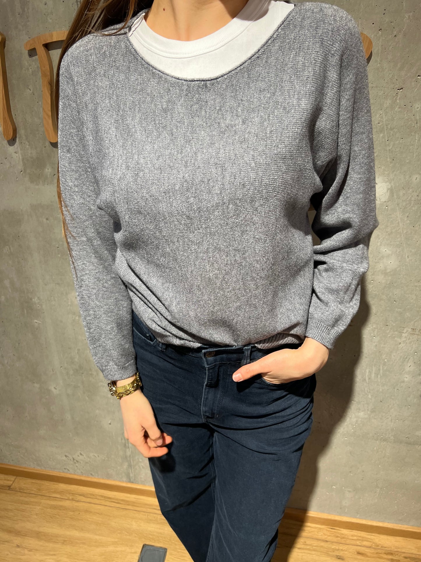 Pulli "Pabla Rundhals weit" - Versch. Farben