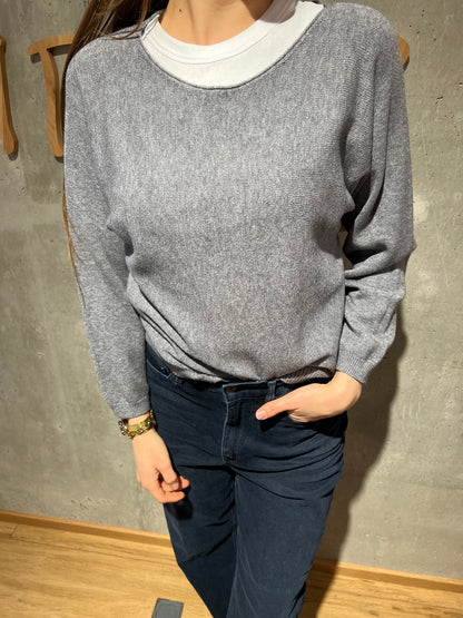 Pulli "Pabla Rundhals weit" - Versch. Farben