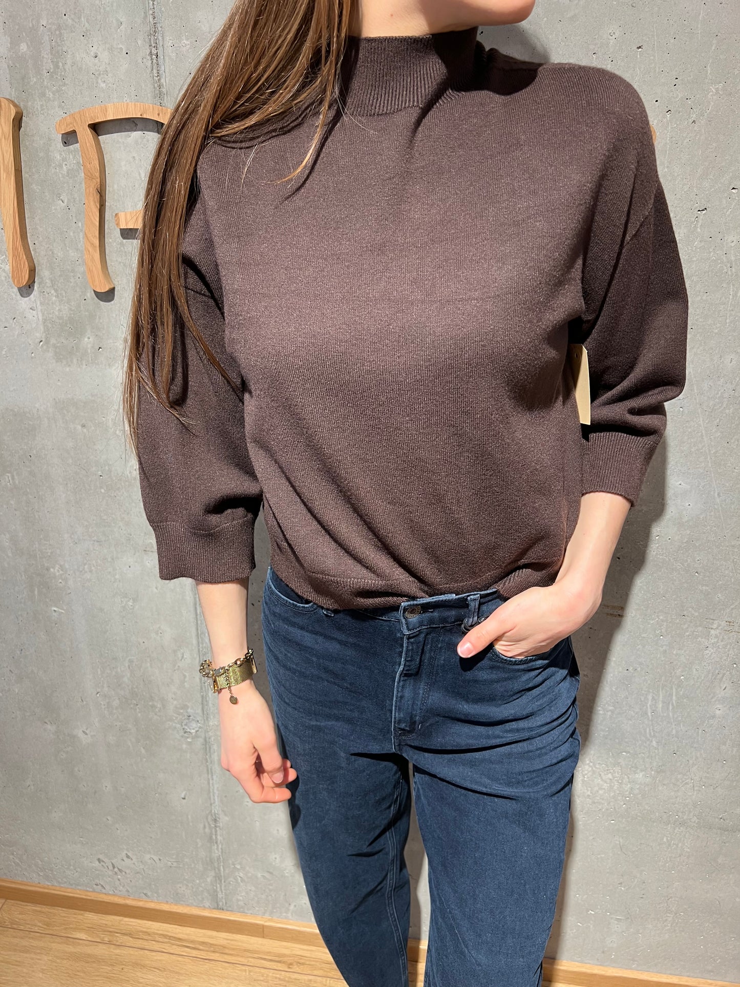 Pulli "Pantea  Stehkragen weit" - Versch. Farben