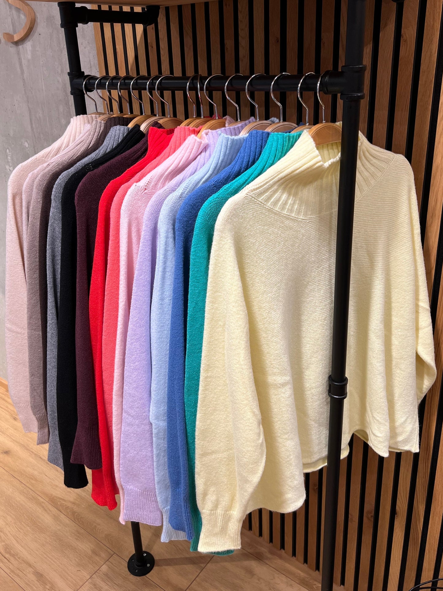 MG Pulli "Mabel Stehkragen" versch. Farben