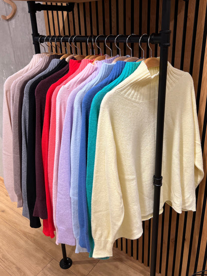 MG Pulli "Mabel Stehkragen" versch. Farben