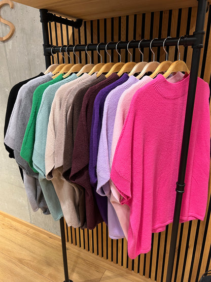 Pulli "Pansy 1/2arm Stehkragen" - Versch. Farben