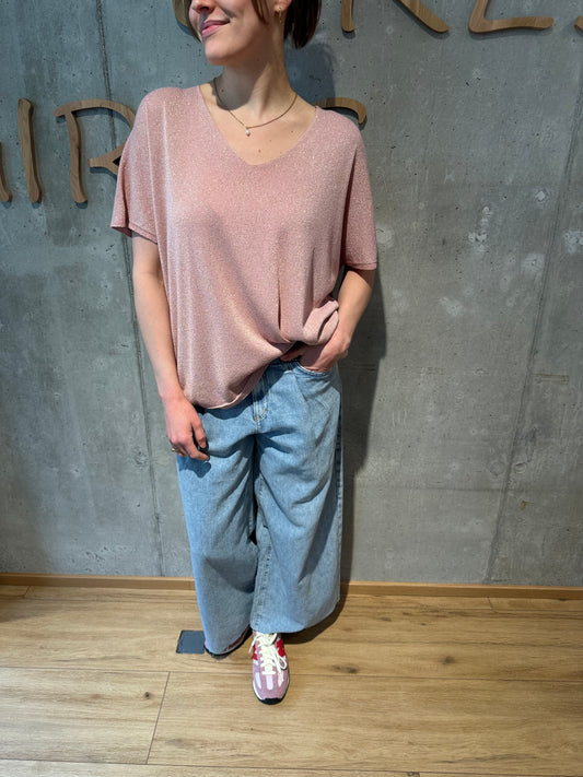 Glitzer-Shirt "Greta" - Versch. Farben