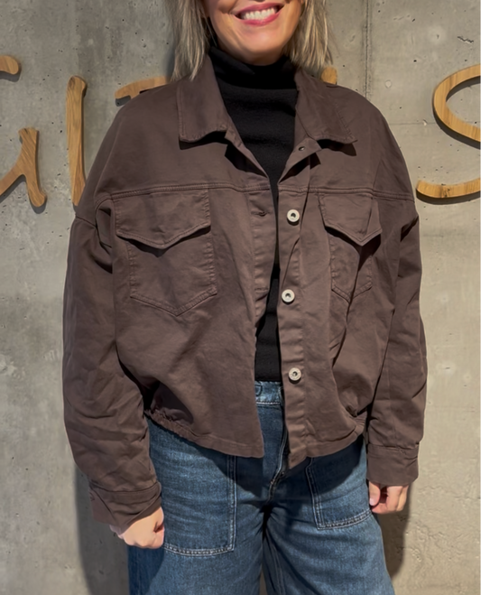 Jacke "Jacky" Schokobraun