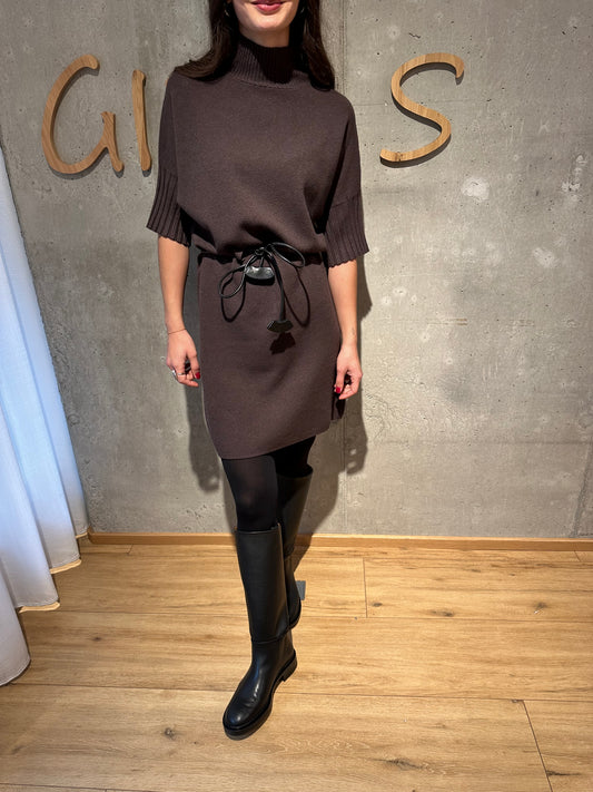 Strickkleid "Stella 1/2arm mit Gürtel" - Versch. Farben