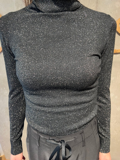 Glitzer-Rolli "Gabriella langarm" - Versch. Farben