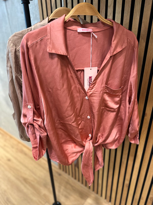 Bluse "Blyce Satinoptik" - Versch. Farben