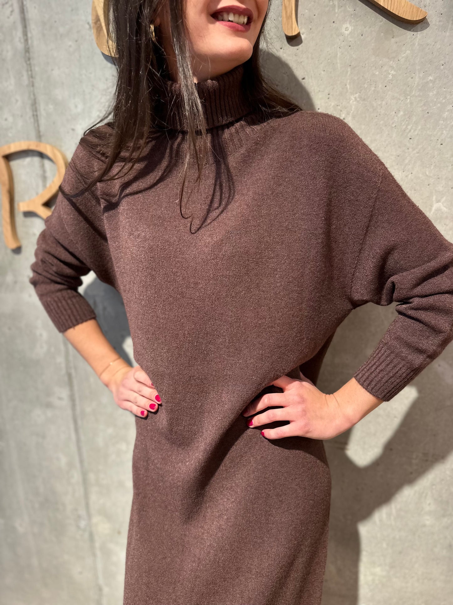 MG-Strickkleid "Maxime Rollkragen" - Versch. Farben