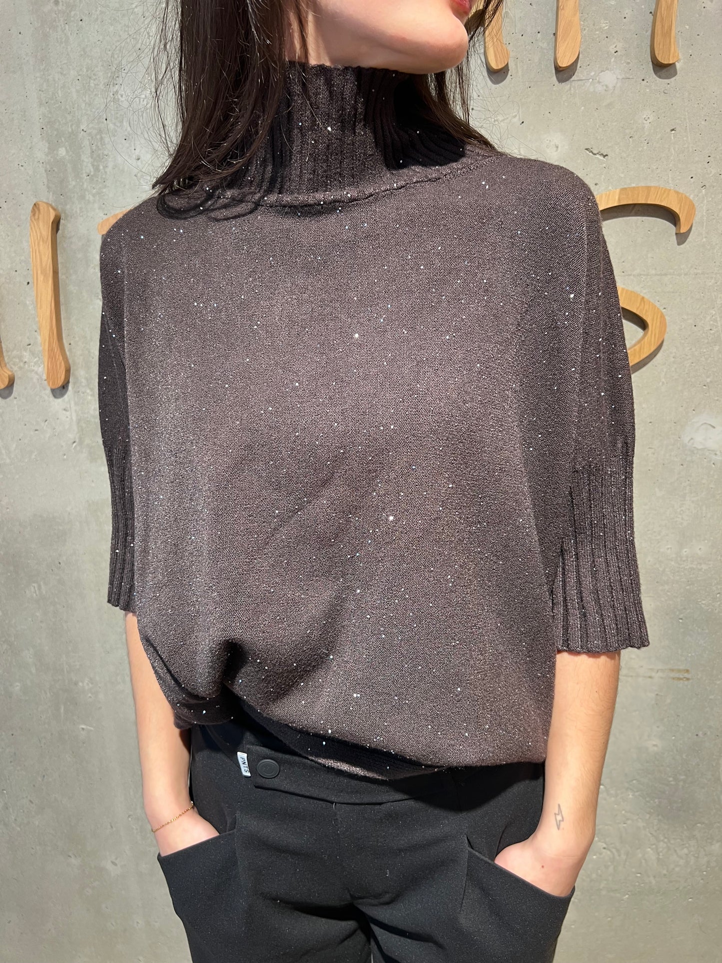 Pulli "Pola mit Glitzersteinen" versch. Farben