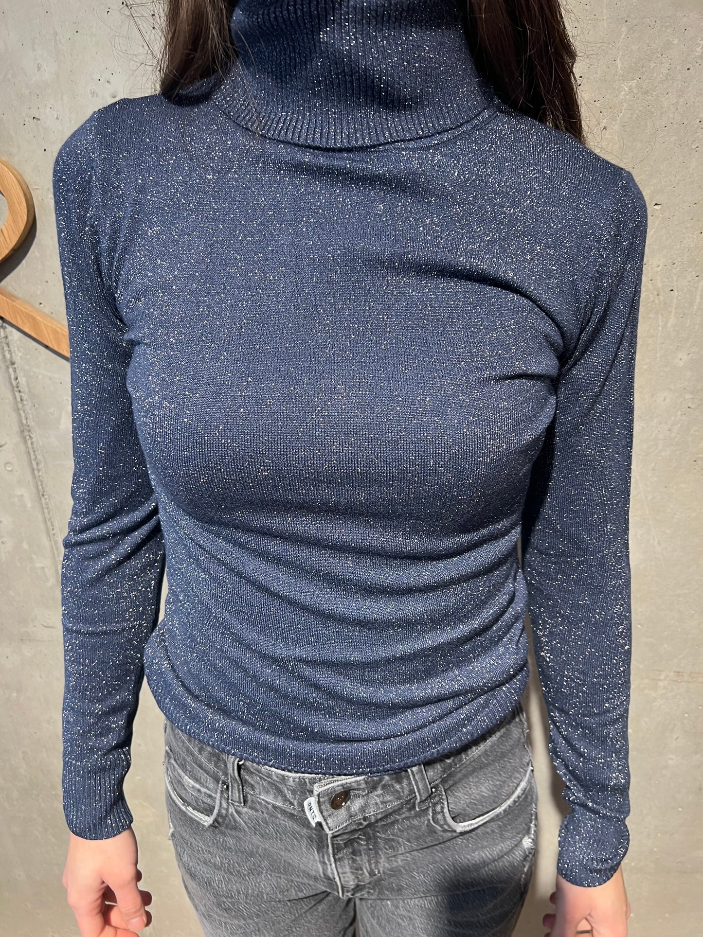 Glitzer-Rolli "Gabriella langarm" - Versch. Farben