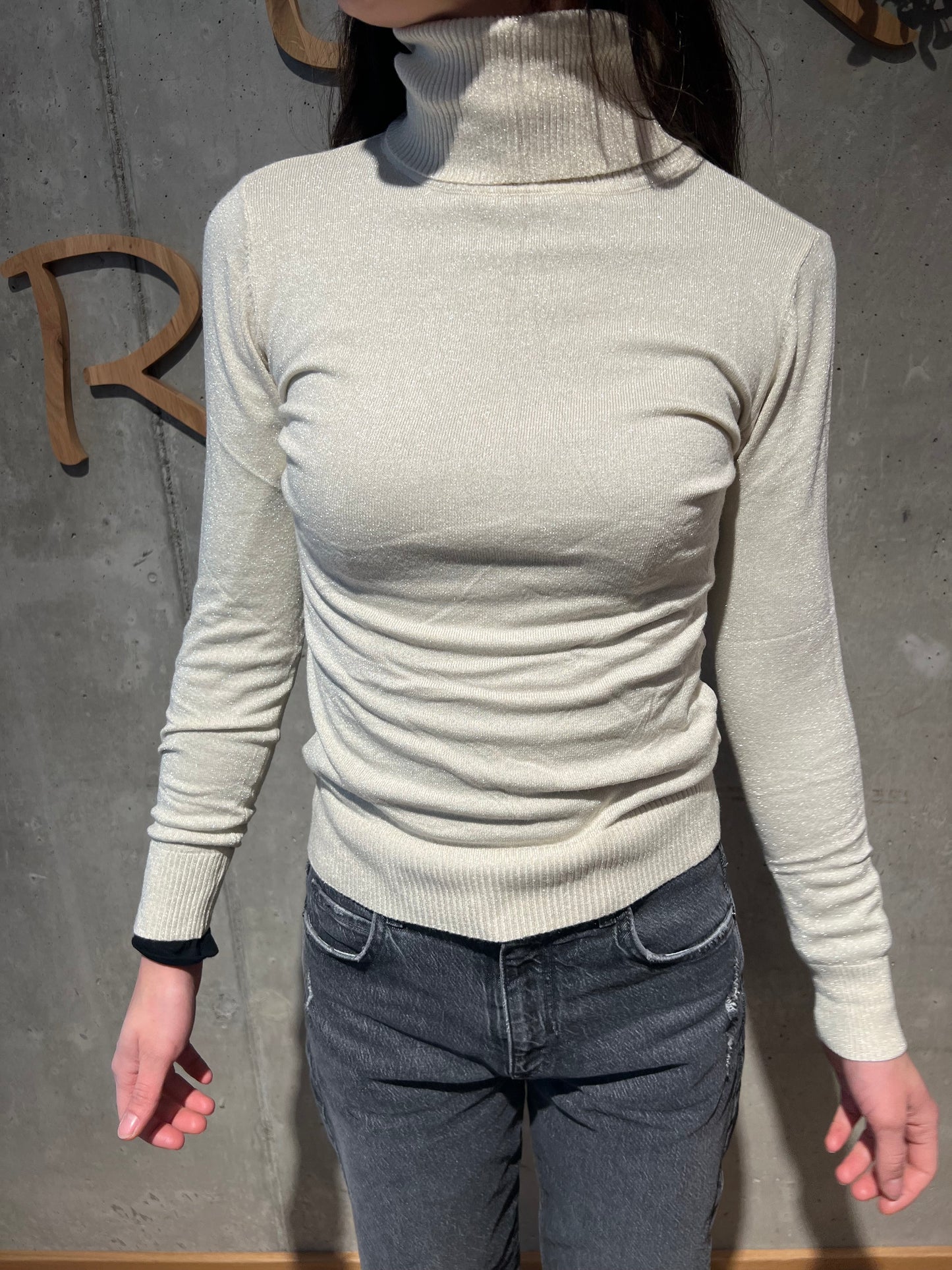 Glitzer-Rolli "Gabriella langarm" - Versch. Farben