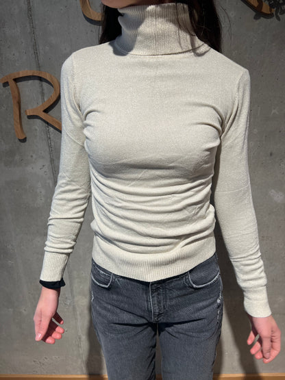 Glitzer-Rolli "Gabriella langarm" - Versch. Farben