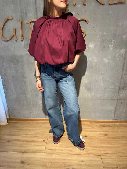 Schluppenbluse "Shosha 1/2arm" - Versch. Farben